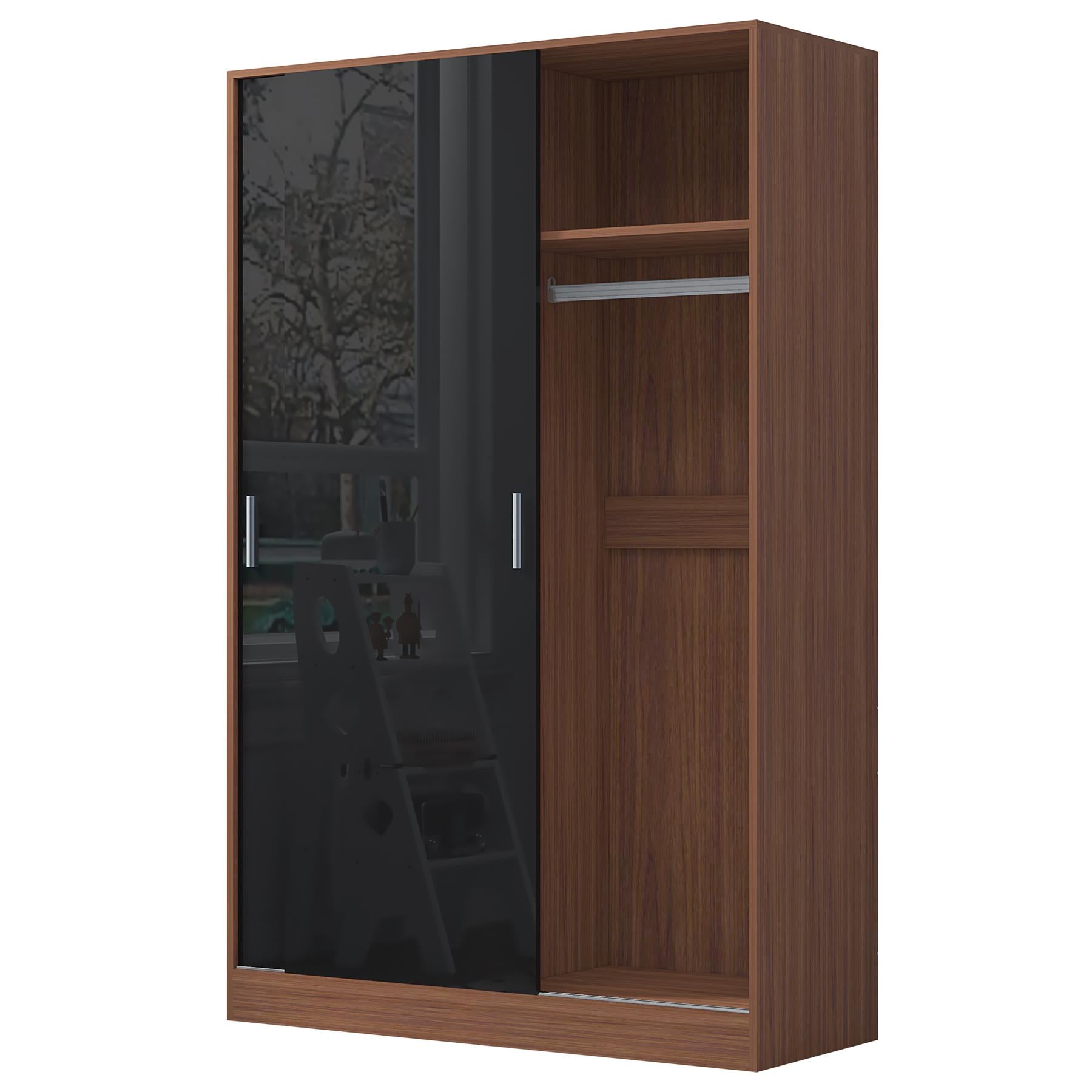 REFLECT Gloss Bedroom Furniture  2 Door Sliding Wardrobe - 4 Colour Options