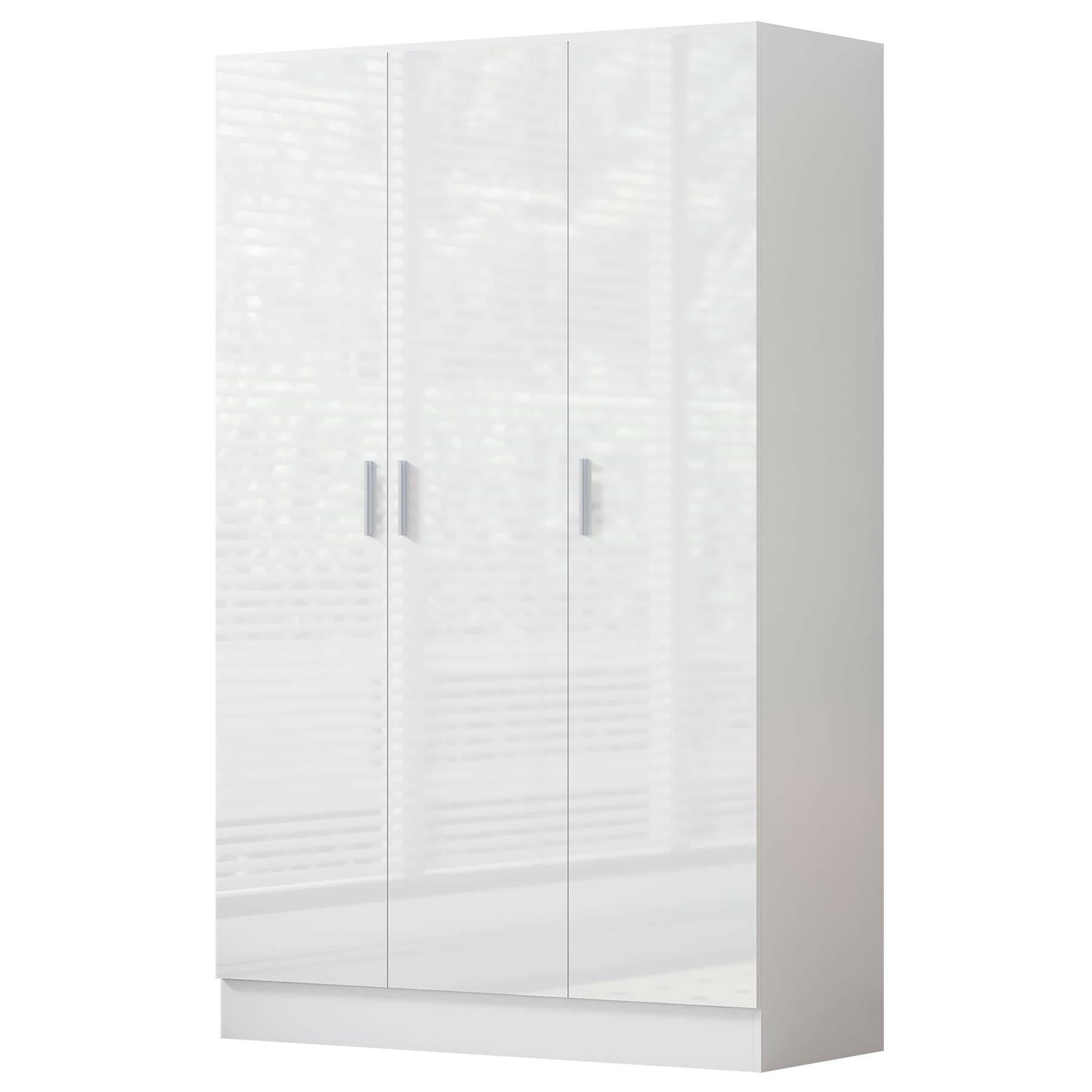 REFLECT Gloss 5 Door Corner Wardrobe Bundle Inc Corner + 3 Door Wardrobe Set