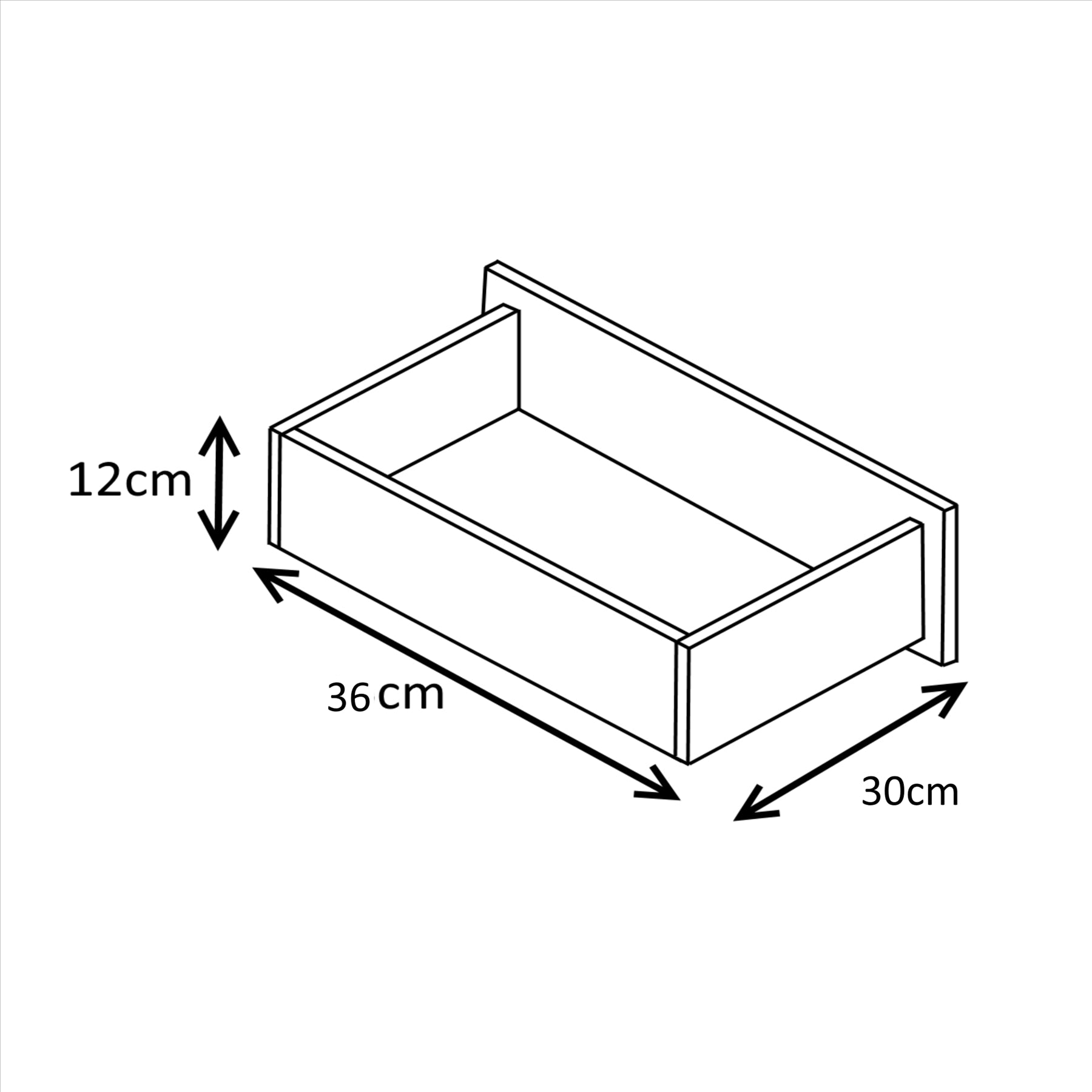 REFLECT Gloss Bedroom Furniture Wide 2 Drawer Bedside - 4 Colour Options
