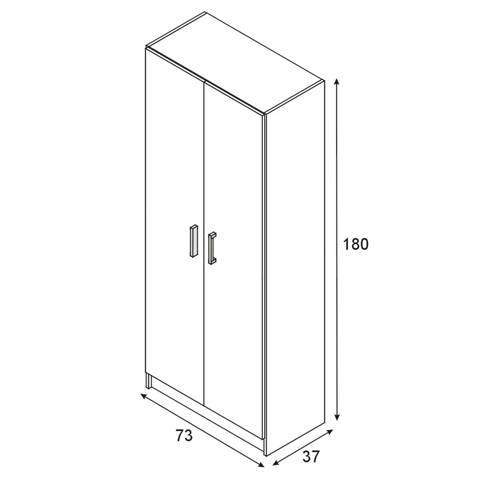VITA Utility Laundry Cupboard / Cabinet Storage Units in White OR Oak Options
