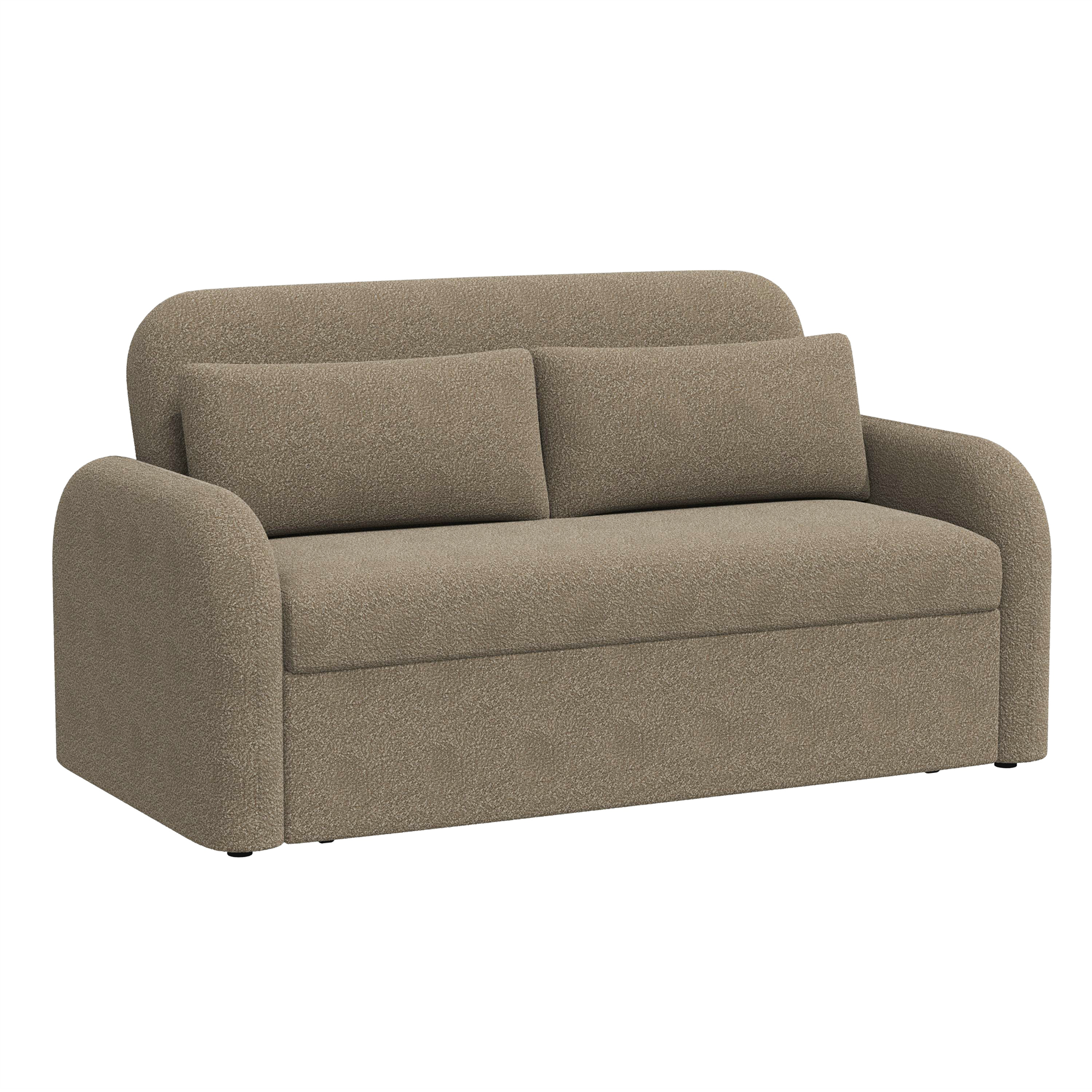 NOMA 2 Seater Boucle Pull Out Sofabed with Storage - 3 Colour Options