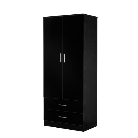 2 Door + 2 Drawer Combination Wardrobe - 5 Colours REFLECT