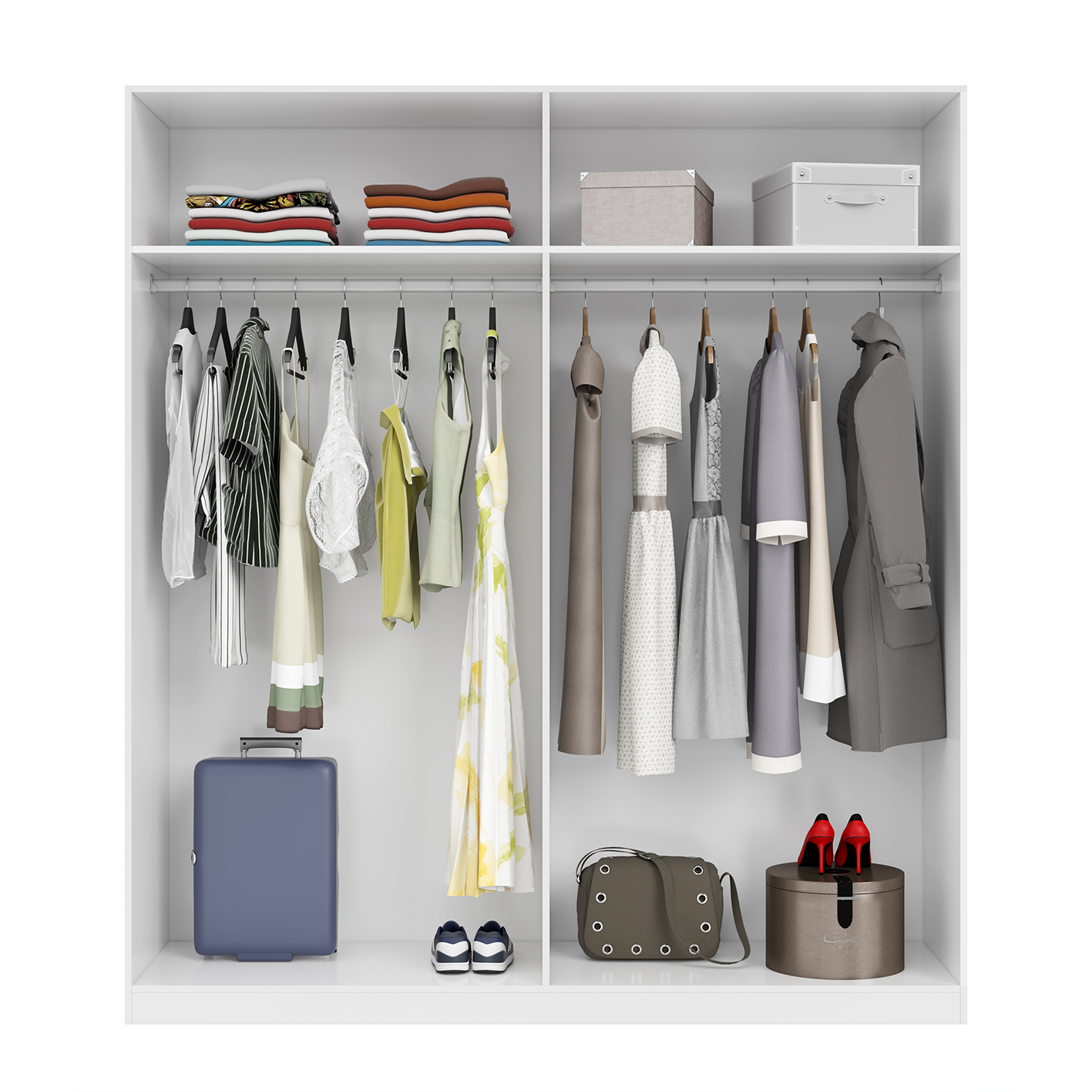 Bedroom Wardrobe Collection with Multiple Sizes, Colours & Optional Extras