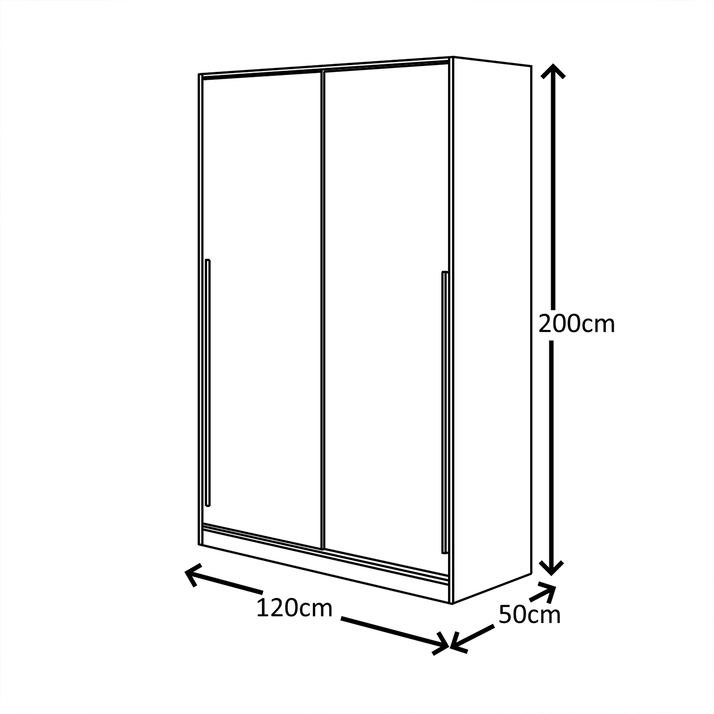 Bedroom Wardrobe Collection with Multiple Sizes, Colours & Optional Extras