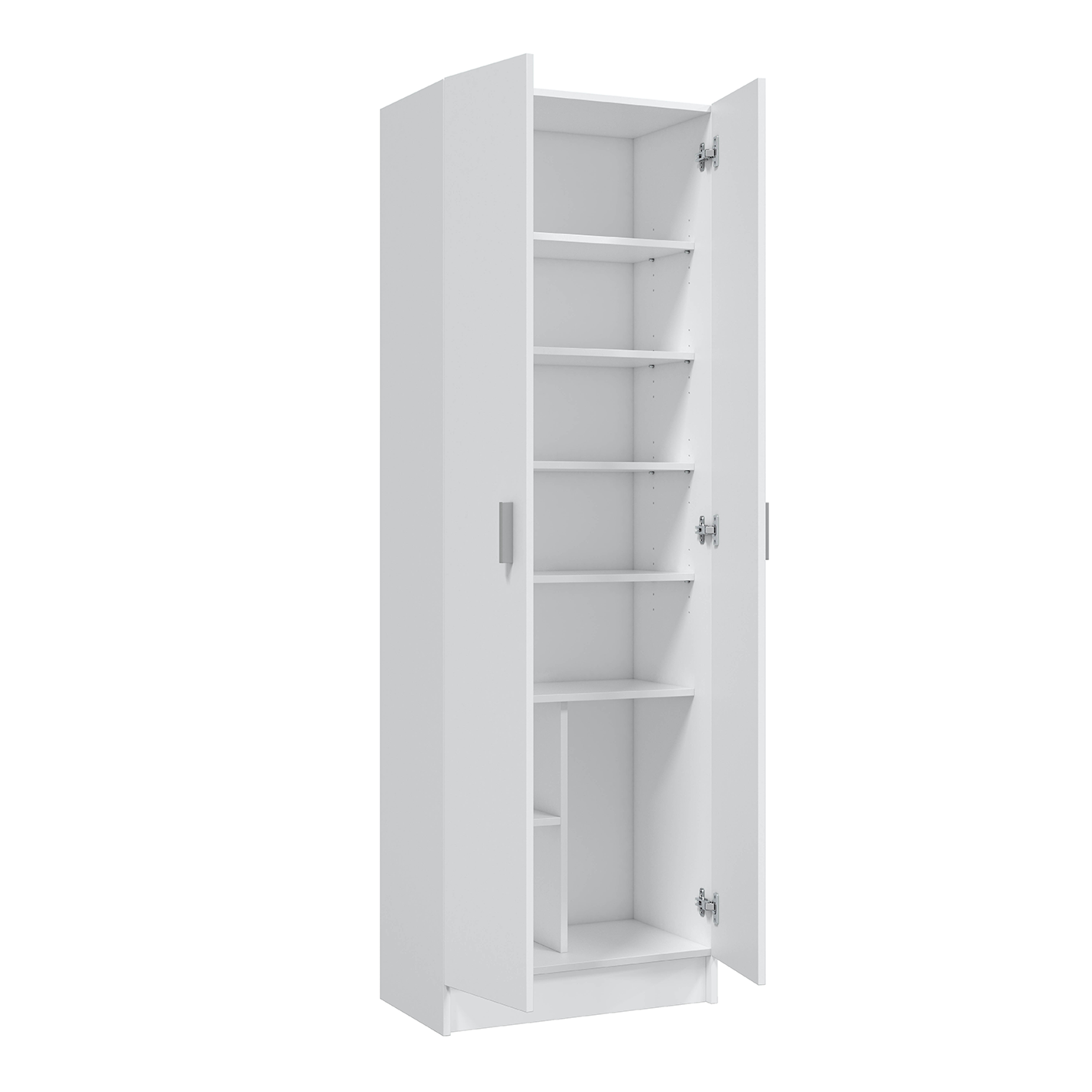 VITA 2 Door Multi Use Utility Shoe Cupboard - White