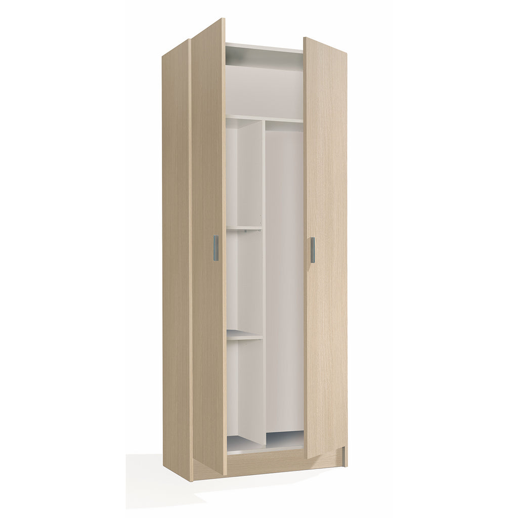Vita 2 Door Kitchen Utility Room Cabinet - Oak Finish - H: 73cm x W: 180cm x D: 37cm.