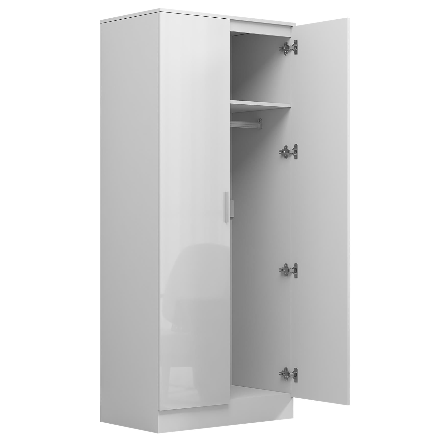 REFLECT 1dr Corner Bedroom Furniture Bundles Chest, Bedsides, Desks - 4 Colours