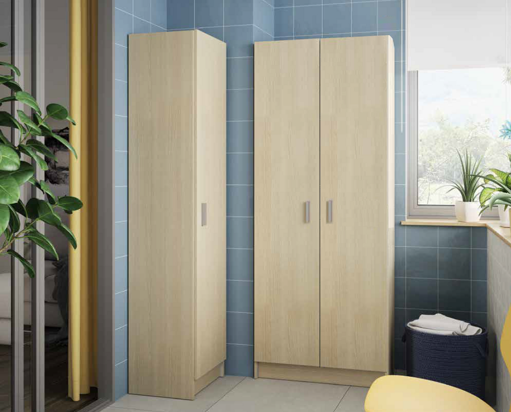 VITA Utility Laundry Cupboard / Cabinet Storage Units 3 Options in Oak
