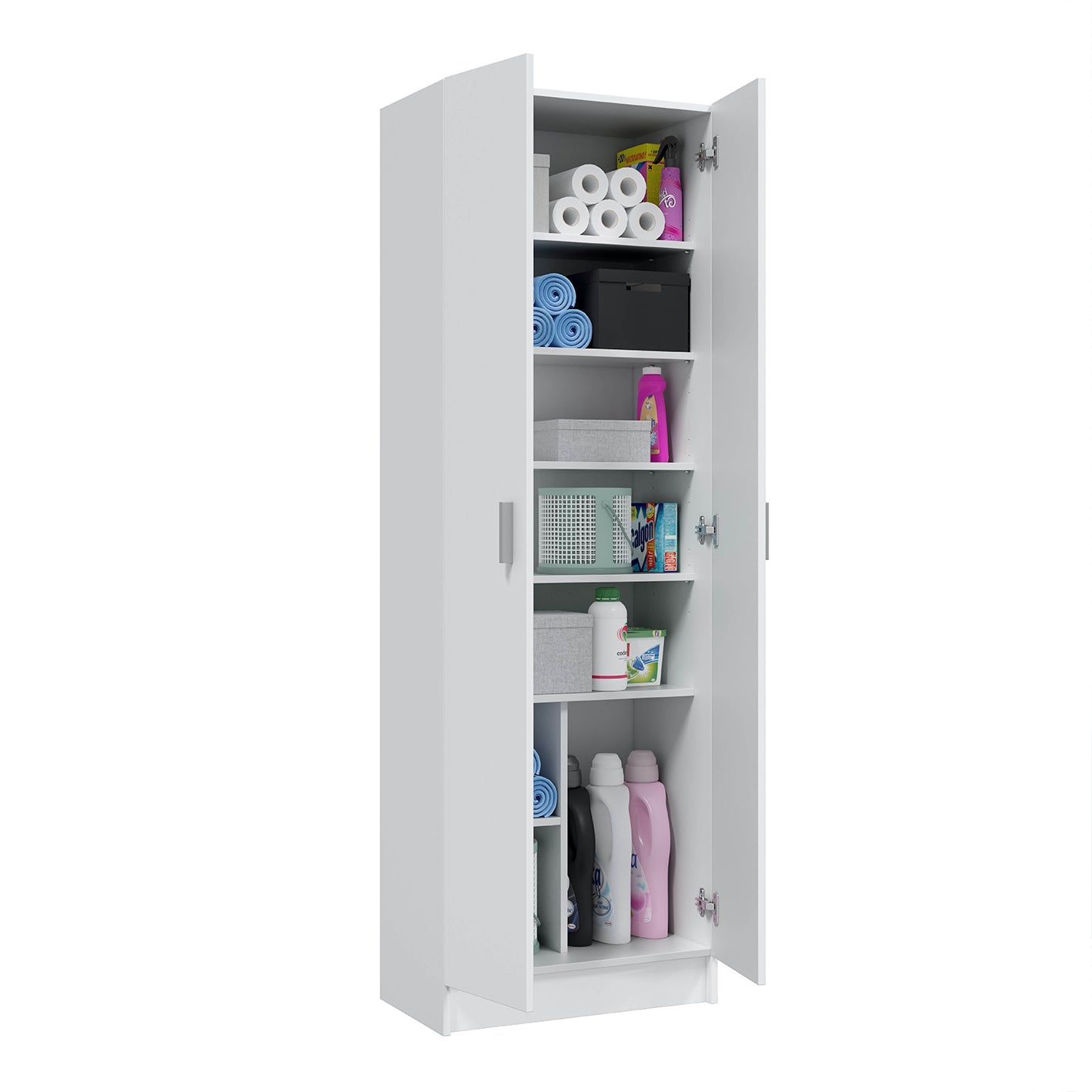 VITA Utility Laundry Cupboard / Cabinet Storage Units 7 Options in White