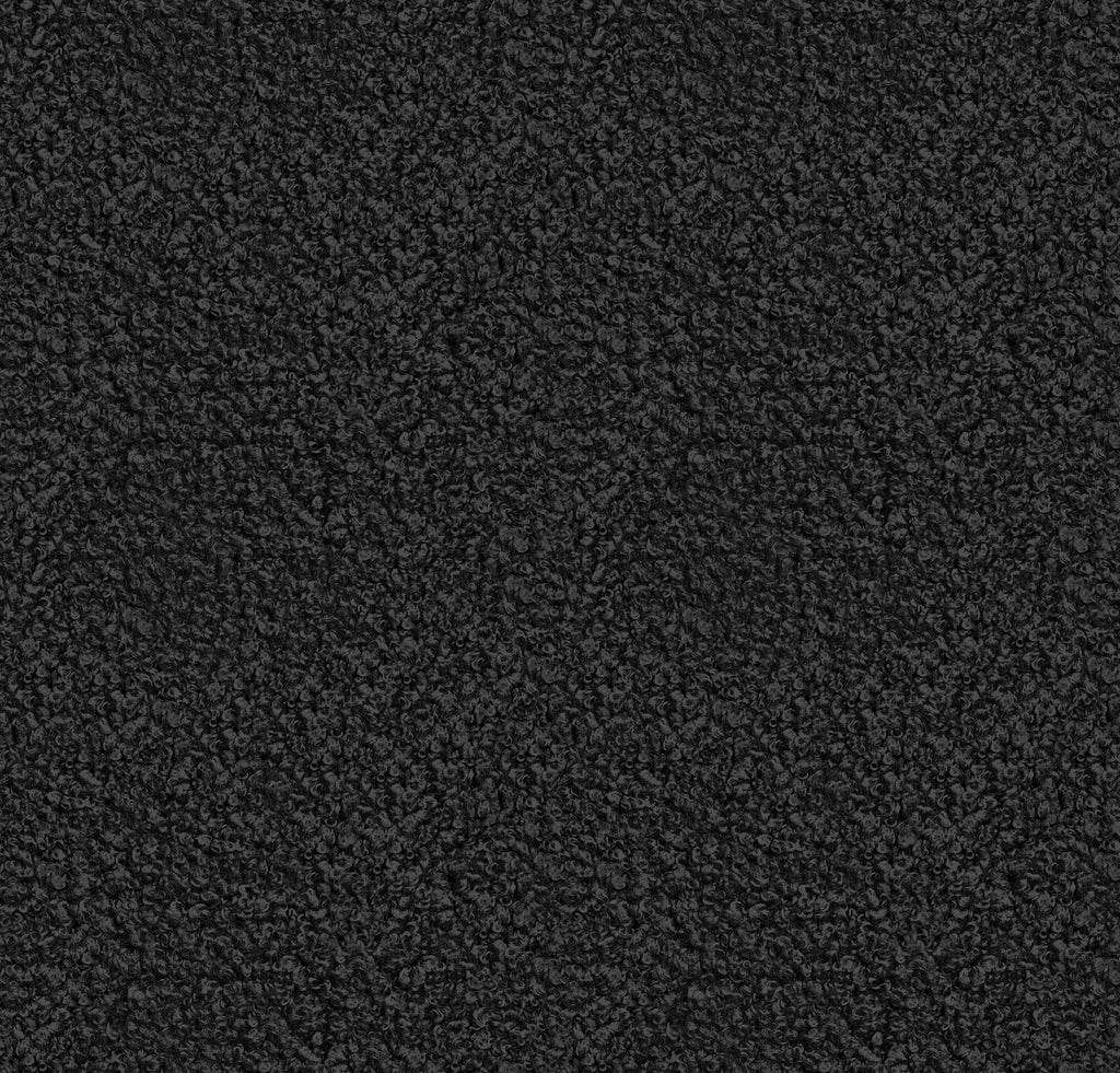 FLYN - 3 Seater L Shape Corner Sofabed in Teddy Boucle BLACK