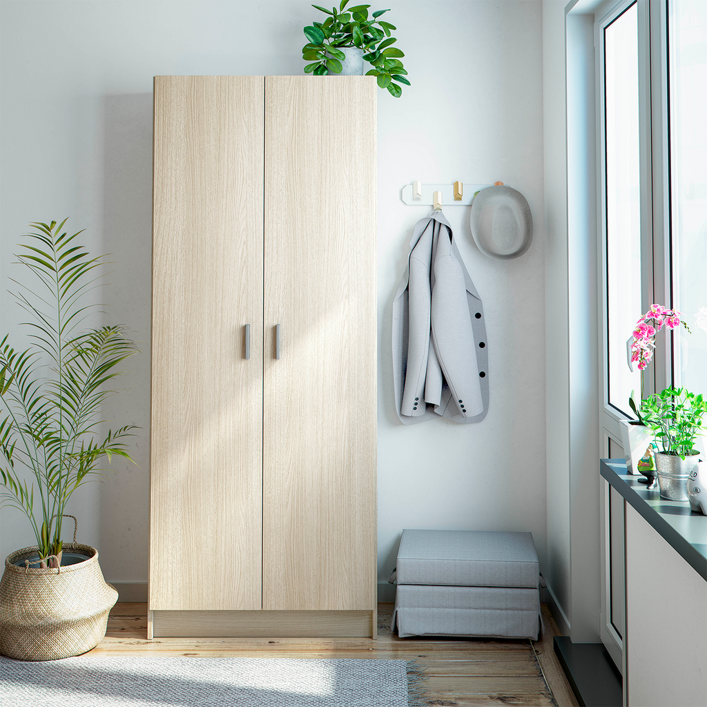 VITA Utility Laundry Cupboard / Cabinet Storage Units in White OR Oak Options