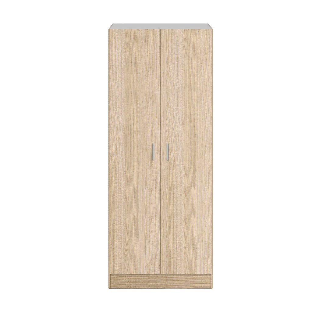 Vita 2 Door Kitchen Utility Room Cabinet - Oak Finish - H: 73cm x W: 180cm x D: 37cm.