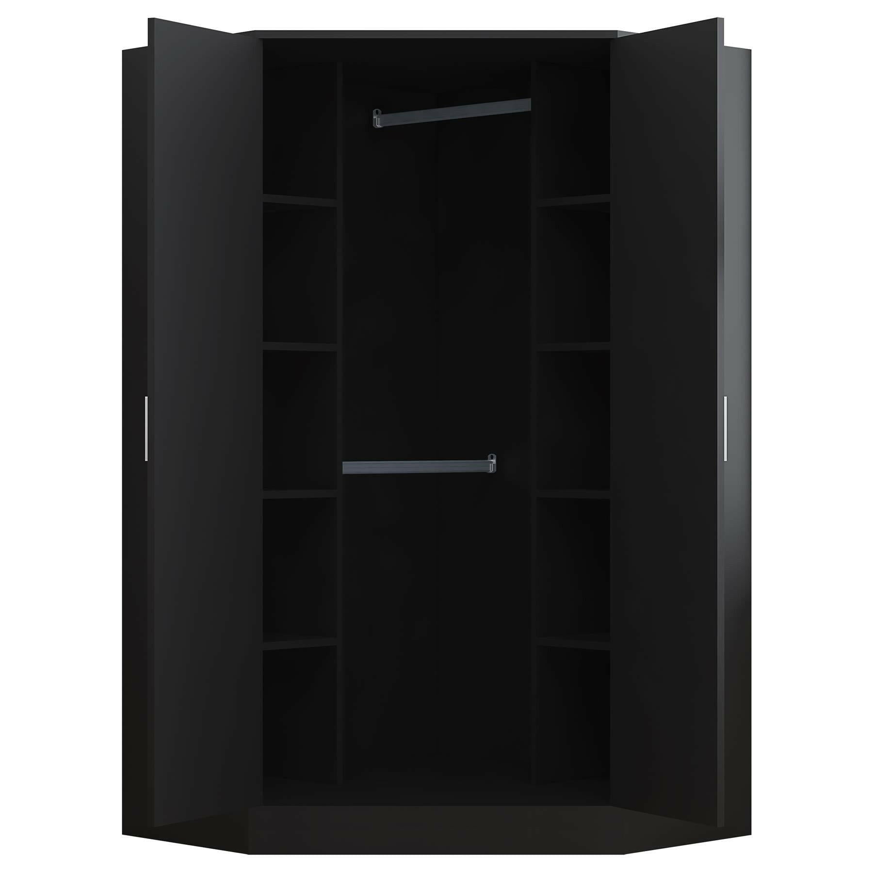 2 door corner black