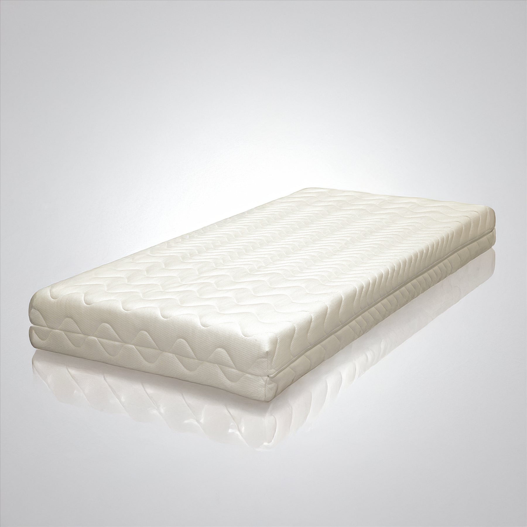 4FT6 Double Hybrid Mattress - 8 Inch (20cm) Thick, Spring & Memory Foam, Medium-Firm Orthopaedic Support - 135x190cm