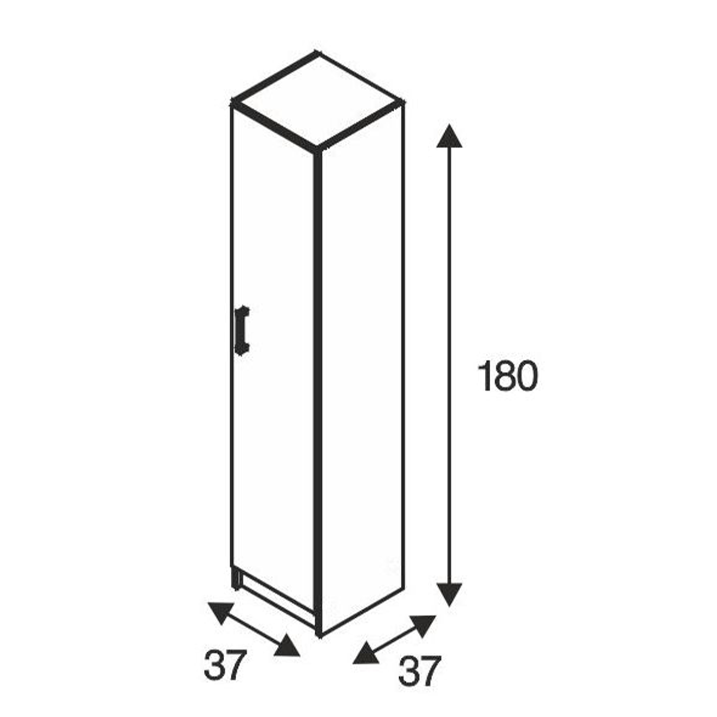 VITA Utility Laundry Cupboard / Cabinet Storage Units in White OR Oak Options