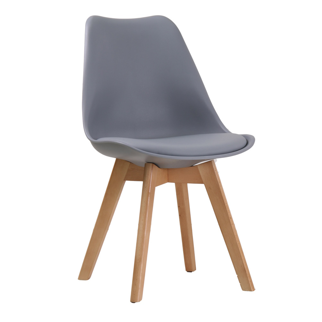Louvre Dining Chair - Grey & Oak