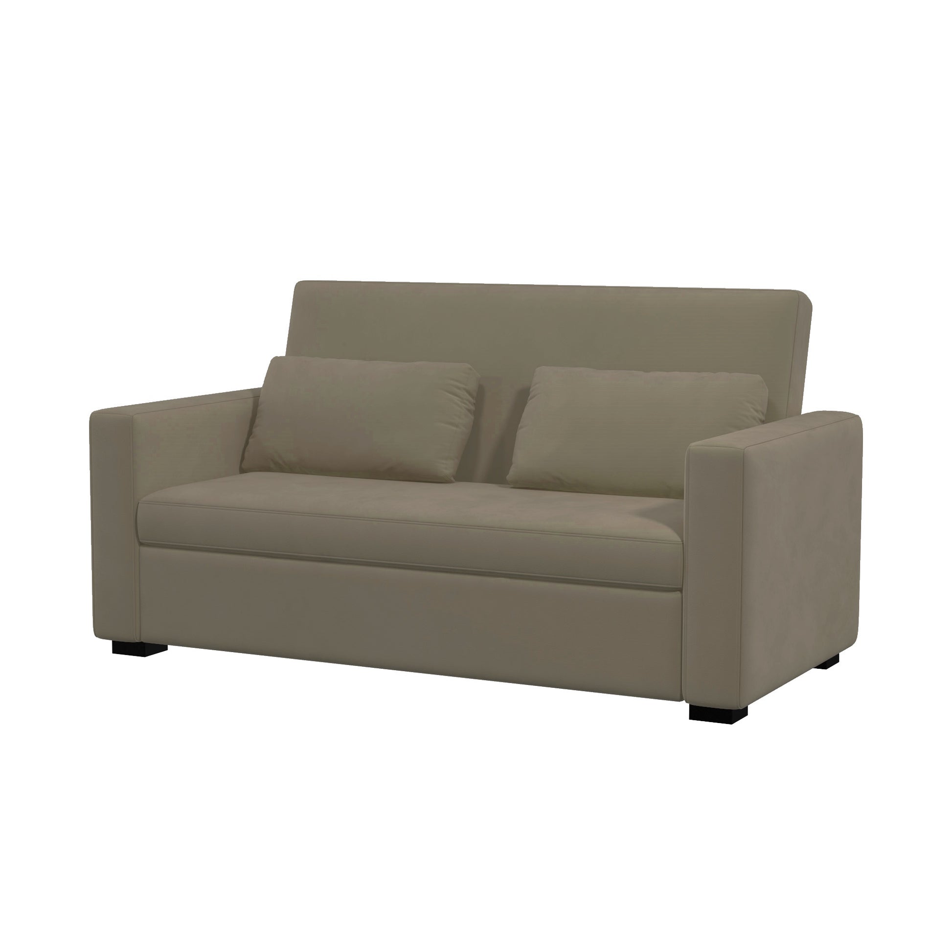 RAVENA 2 Seater Sofa bed including drawer - Taupe