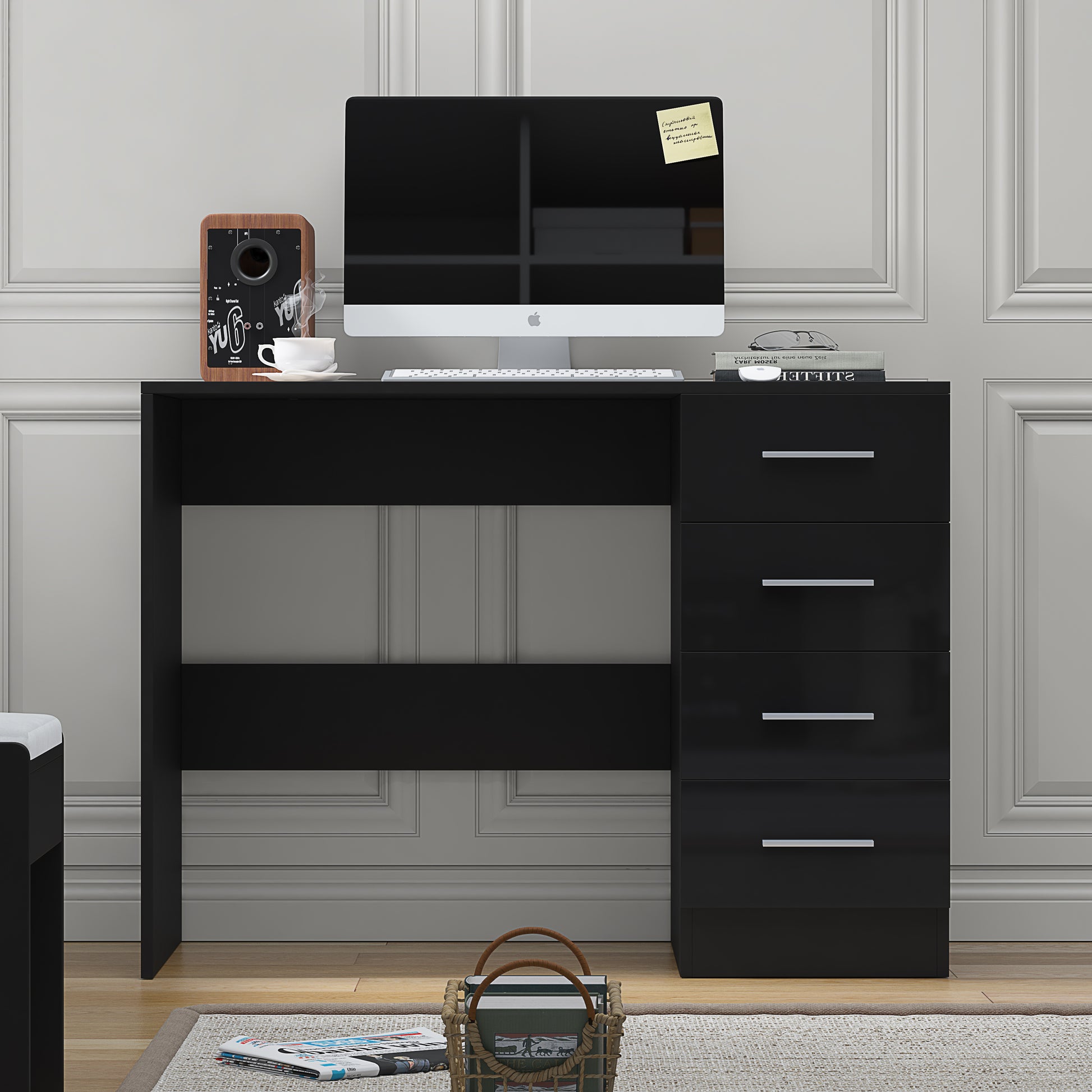 4 Drawer Desk/Dressing Table - 4 Colours REFLECT