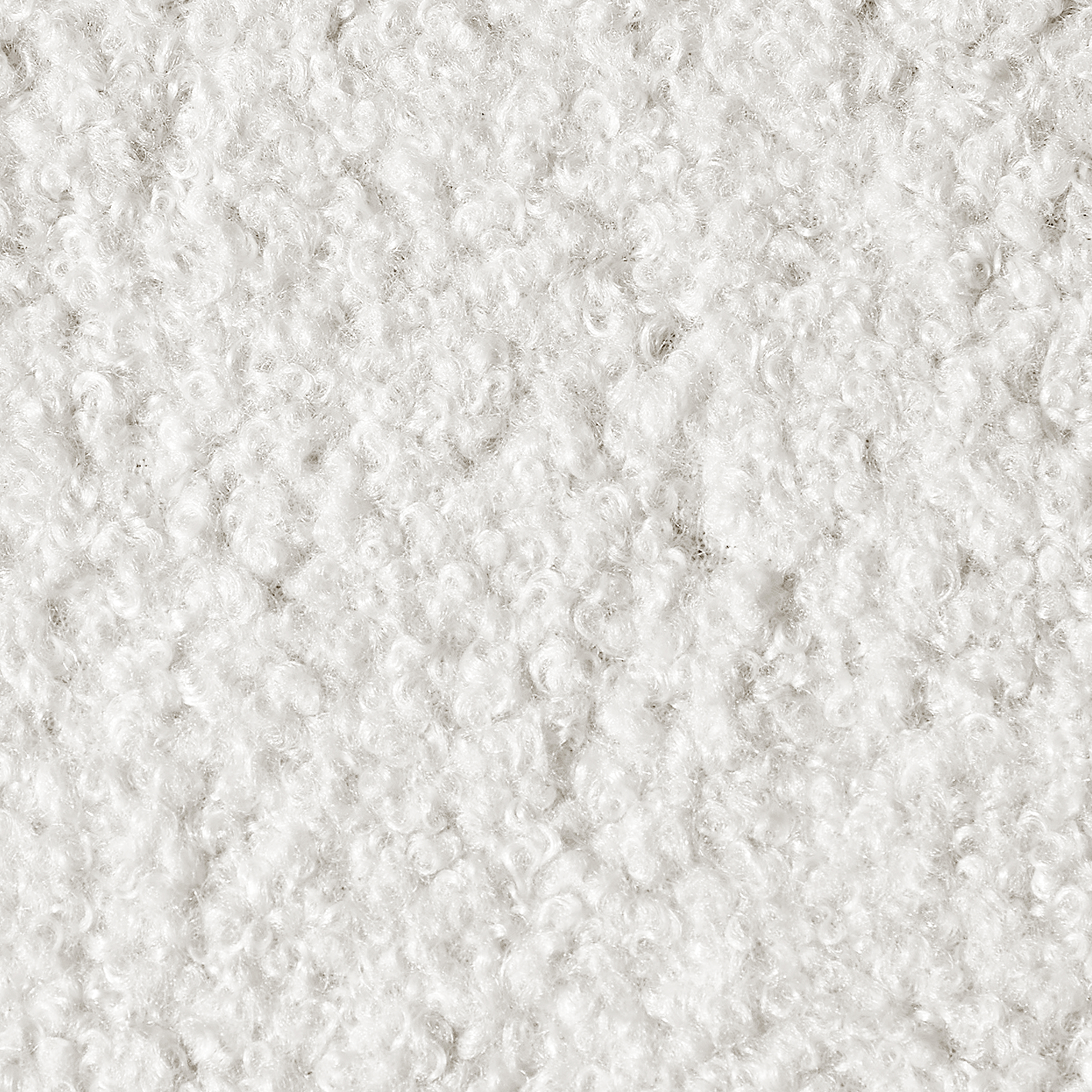 TEDDY BOUCLE 4FT6 Double Ottoman Storage Bed Fabric - White