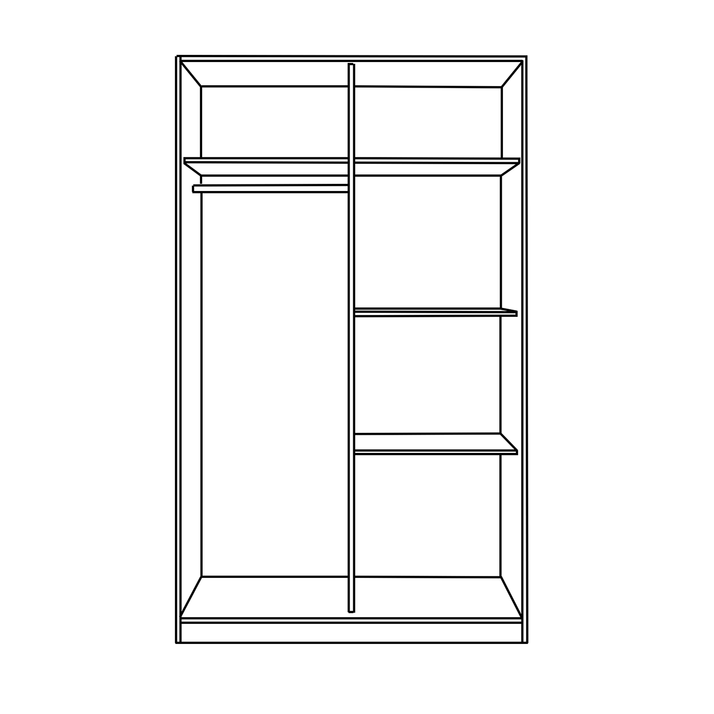 Bedroom Wardrobe Collection with Multiple Sizes, Colours & Optional Extras
