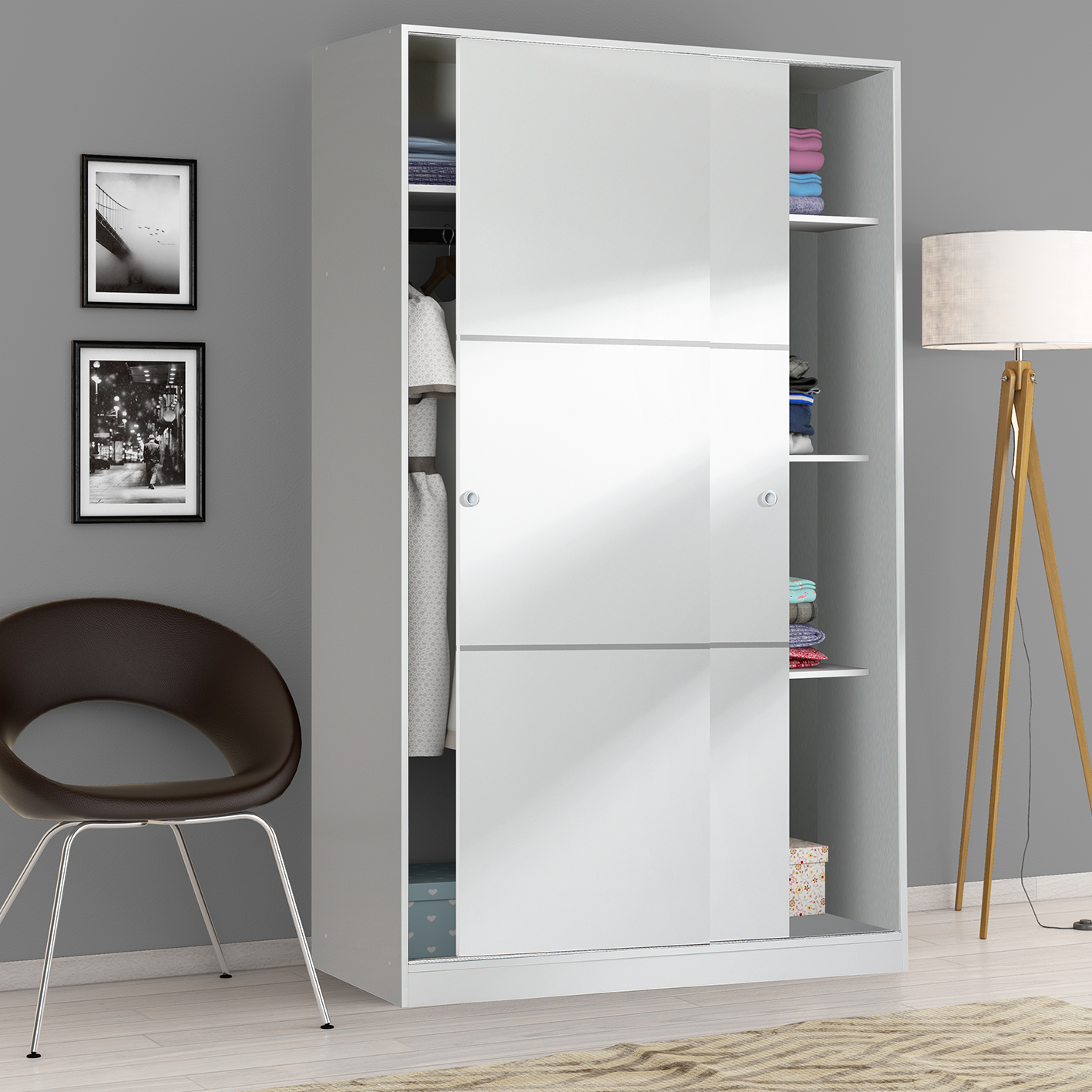 Bedroom Wardrobe Collection with Multiple Sizes, Colours & Optional Extras