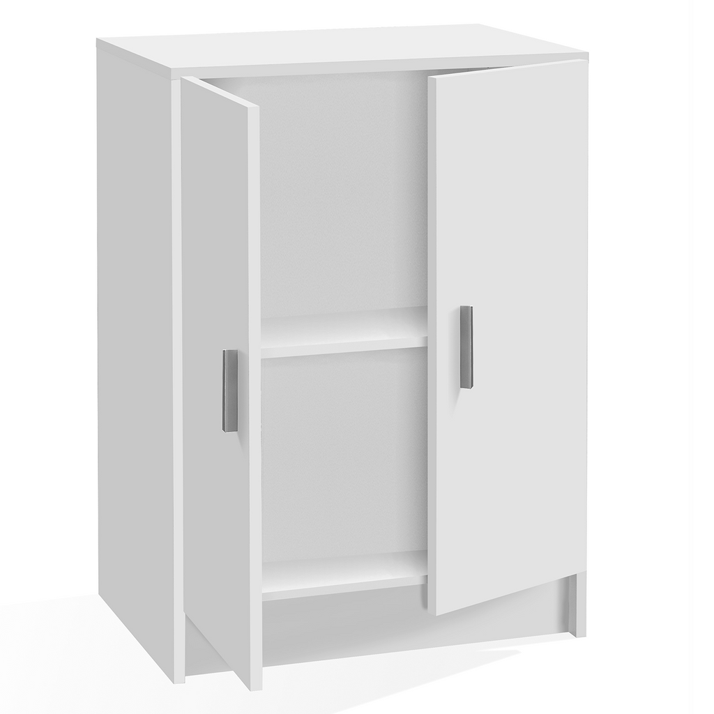 VITA Utility Laundry Cupboard / Cabinet Storage Units in White OR Oak Options