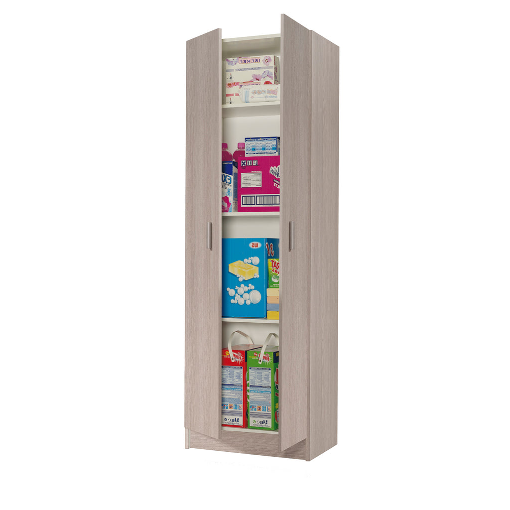 VITA Utility Laundry Cupboard / Cabinet Storage Units in White OR Oak Options