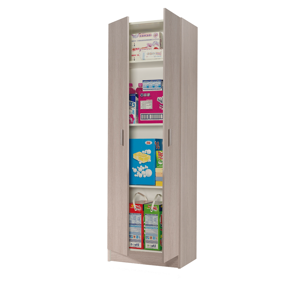 VITA Utility Laundry Cupboard / Cabinet Storage Units in White OR Oak Options