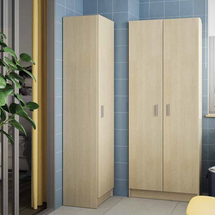 VITA Utility Laundry Cupboard / Cabinet Storage Units in White OR Oak Options