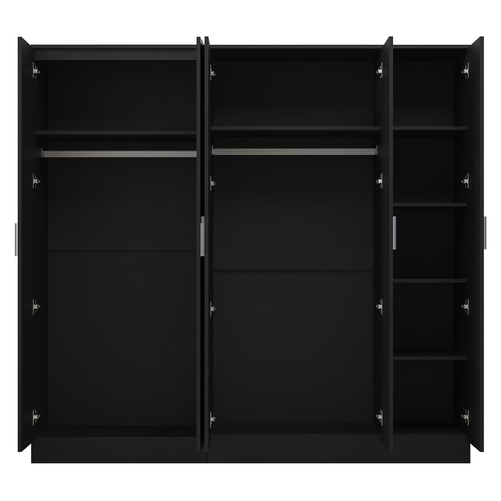 REFLECT 2pc Wardrobe Bundle - 3 Door Plain + 2 Door Plain - 4 Colour Options