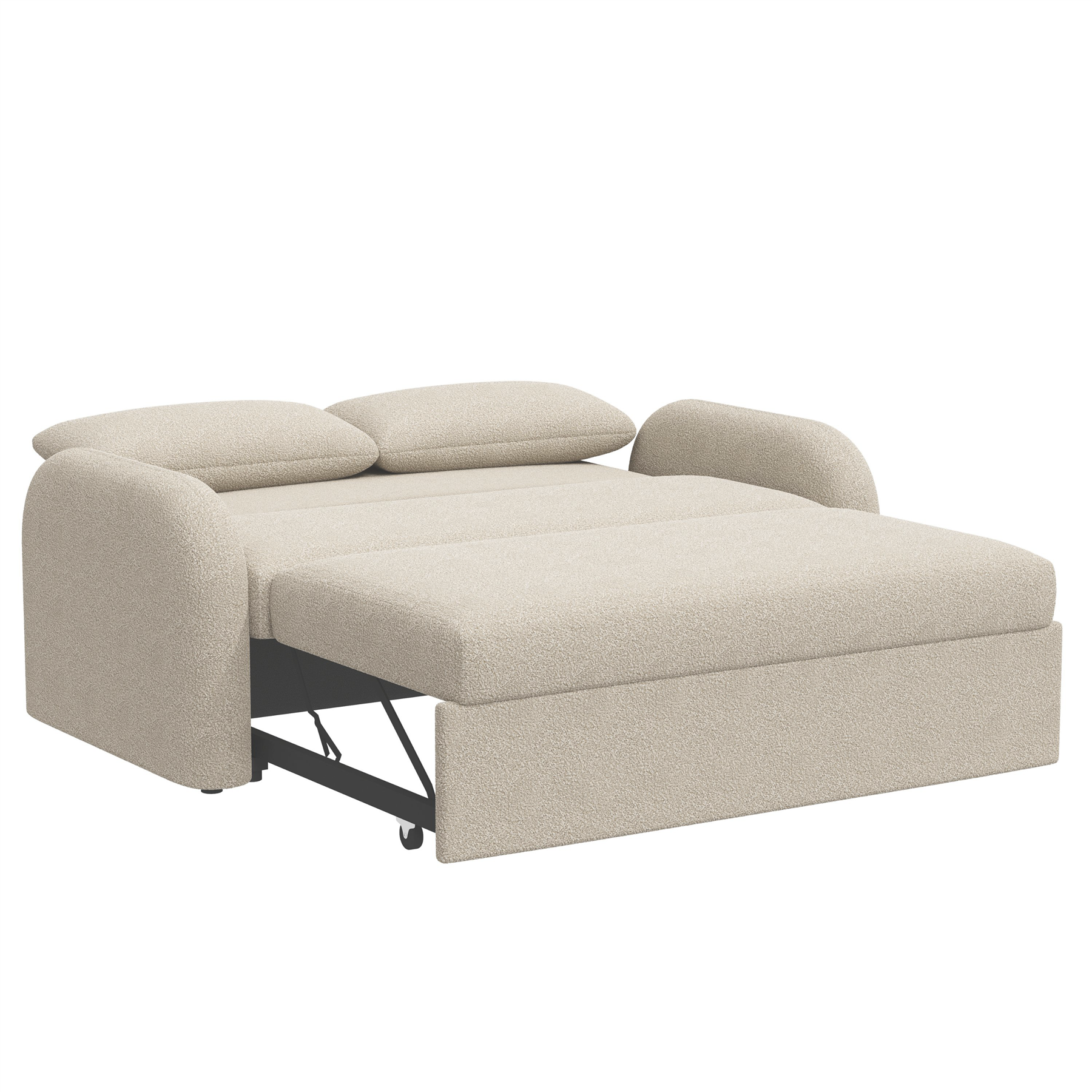 NOMA - 2 Seater Sofabed in Teddy Boucle BEIGE