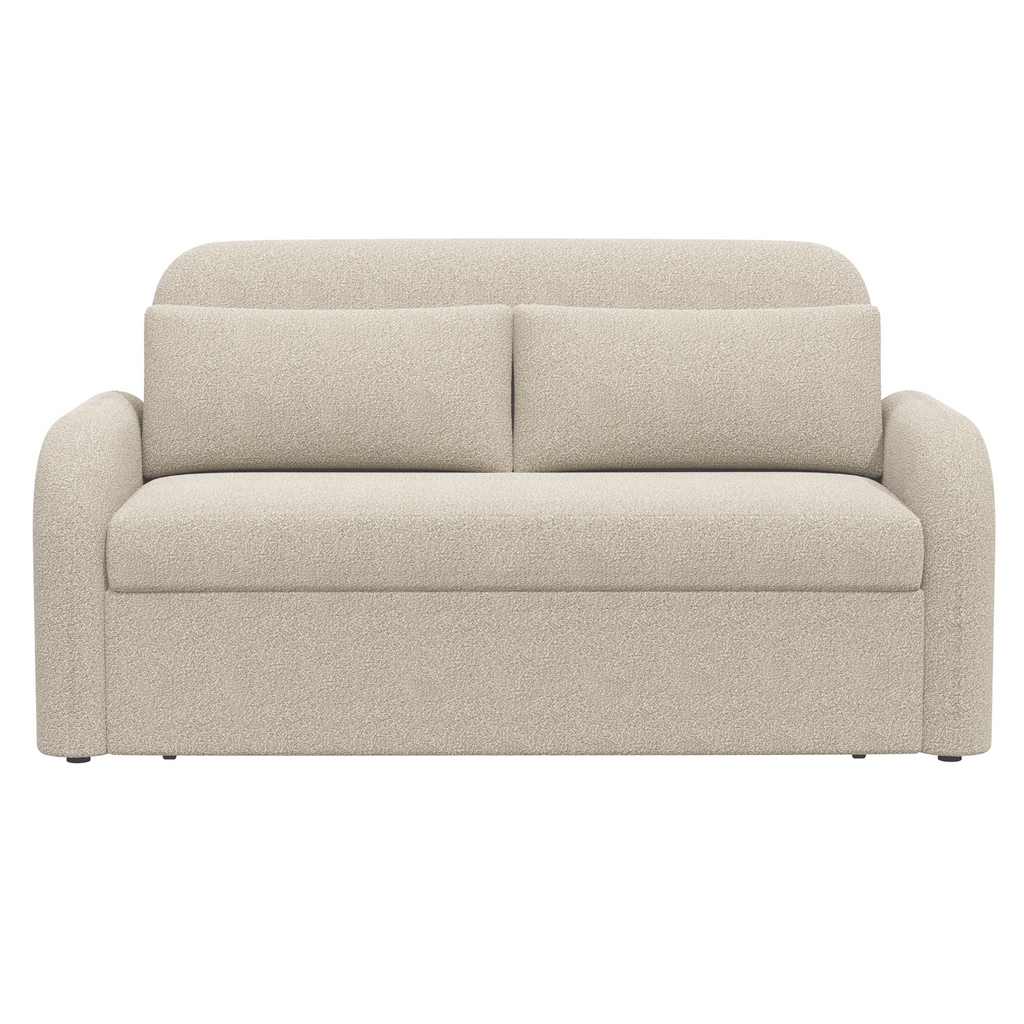 NOMA 2 Seater Boucle Pull Out Sofabed with Storage - 3 Colour Options