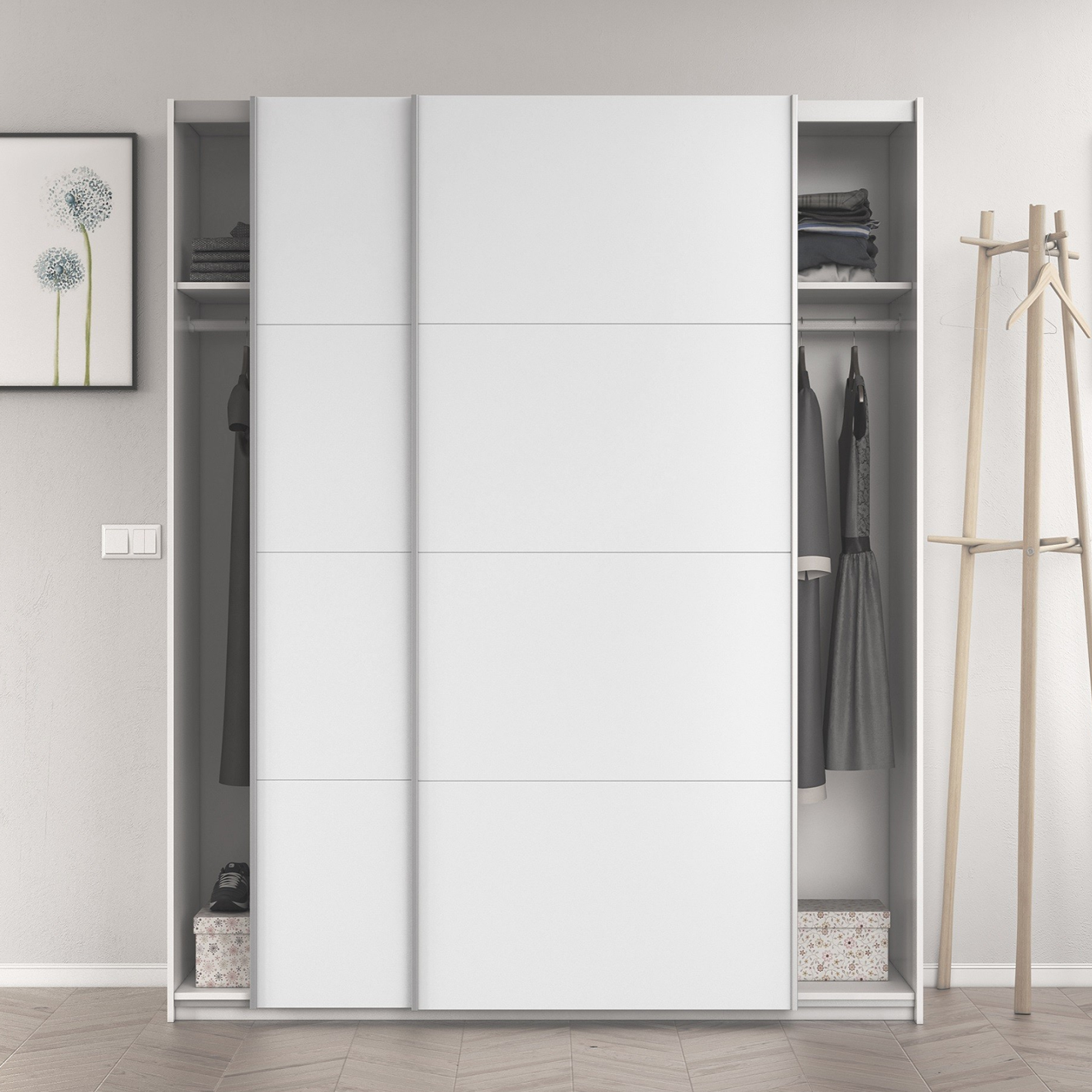 Bedroom Wardrobe Collection with Multiple Sizes, Colours & Optional Extras