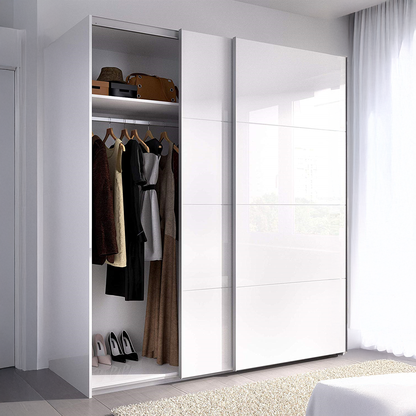 Bedroom Wardrobe Collection with Multiple Sizes, Colours & Optional Extras