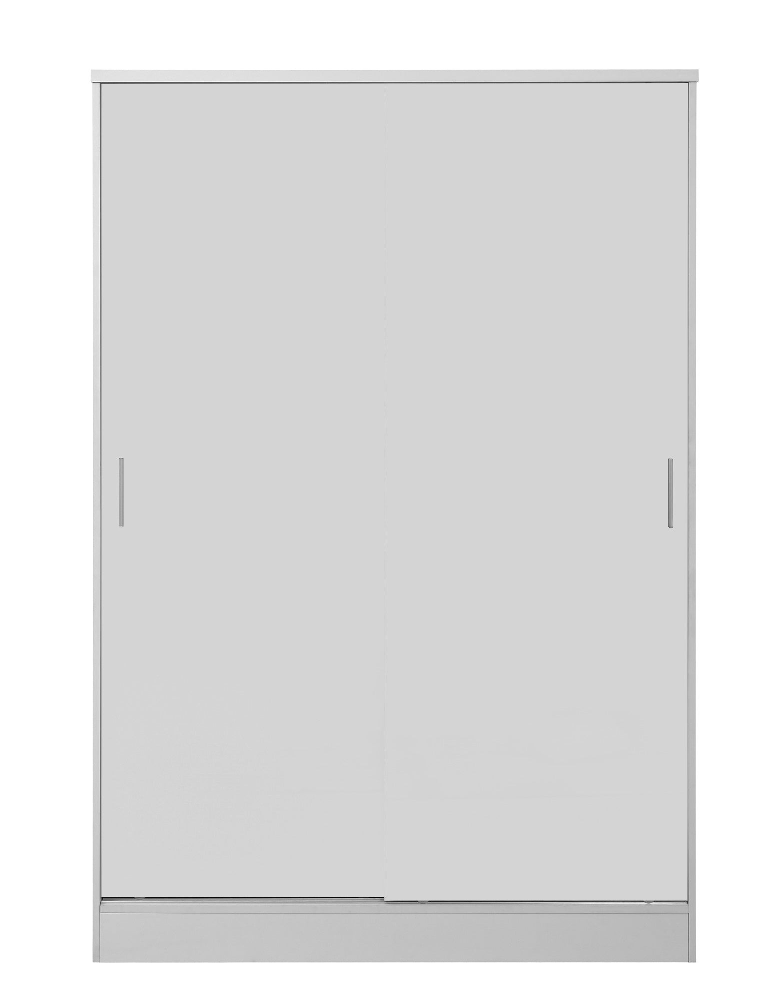 REFLECT SET 2 Door Slider + 6 Drawer Chest + 3 Drawer Bedside (3 Piece Set) in White Gloss / Matt White