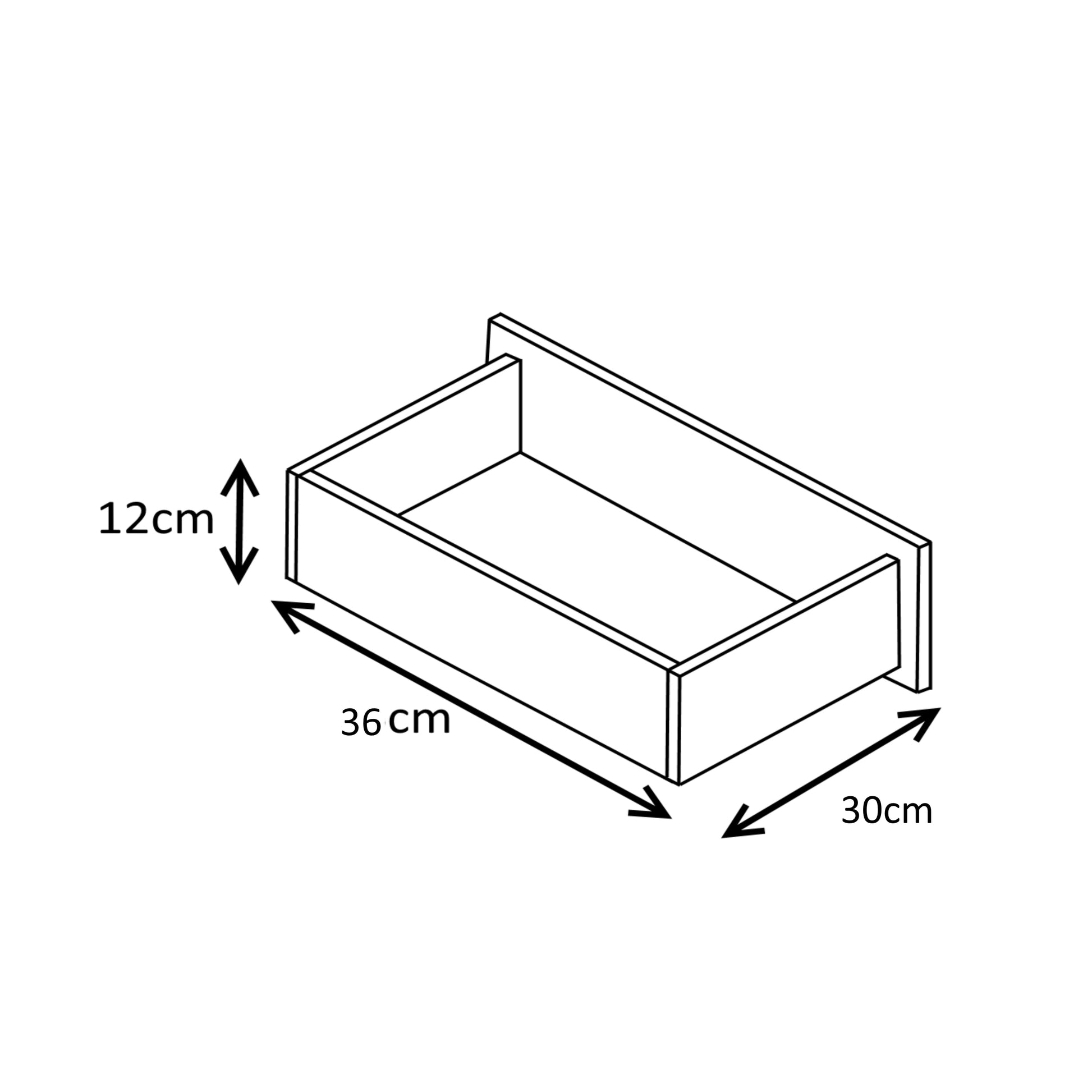 REFLECT SET High Gloss 2 Door Plain + Chest + Bedside (3 Piece Set) - 5 Colours