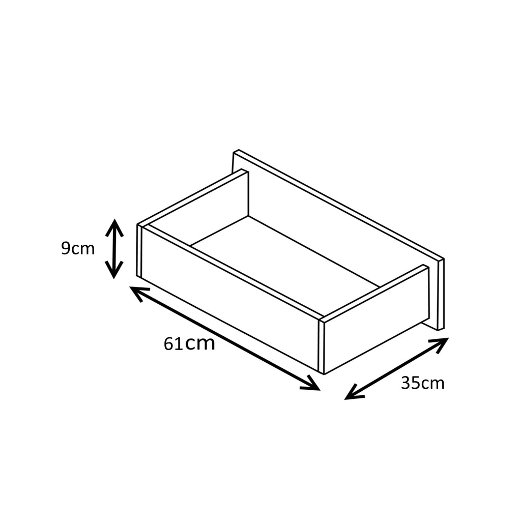 REFLECT SET High Gloss 3 Door Mirrored + Chest + Bedside (3 Piece Set) - 4 Colours
