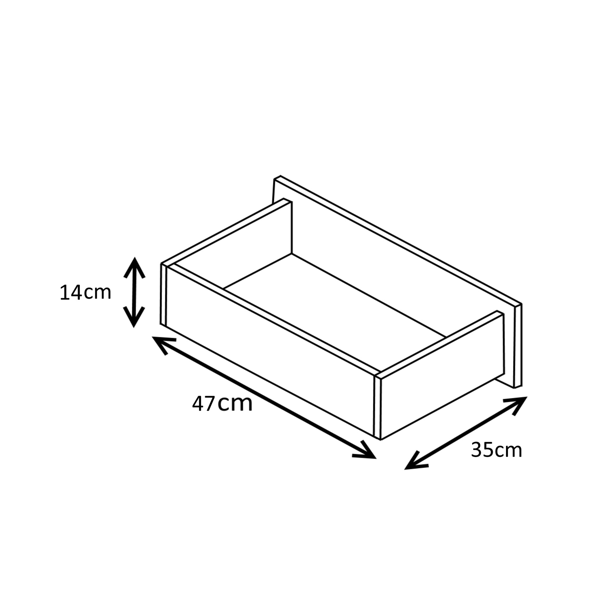 REFLECT SET 2 Door Slider + 6 Drawer Chest + 3 Drawer Bedside (3 Piece Set) in Black Gloss / Walnut
